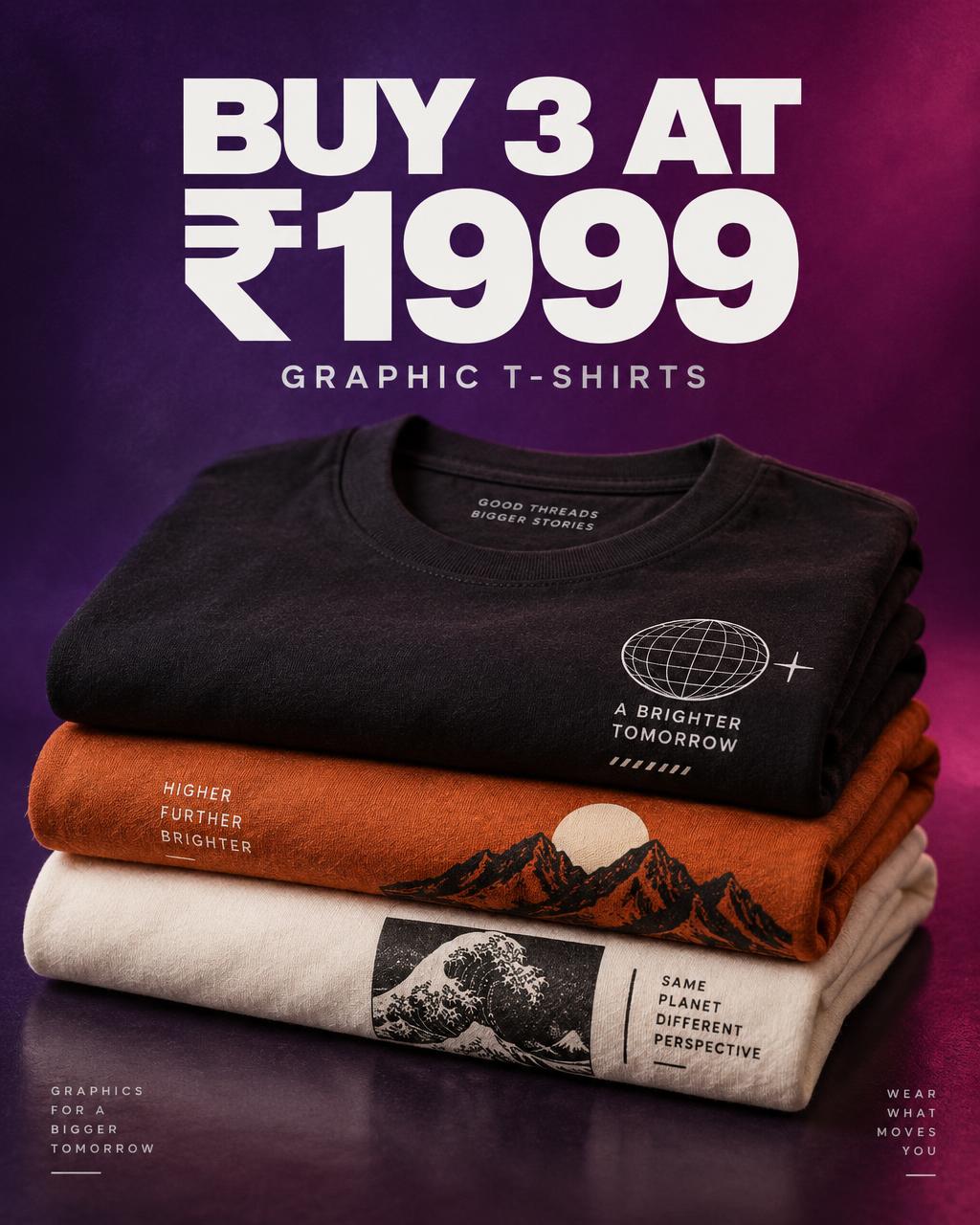 Buy Any 3 T-Shirts